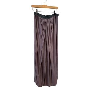 Boutique Brand Burning Torch Pleated Knit Grecian Midi Skirt M